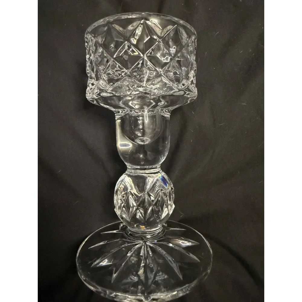 Vintage Crystal candle holder